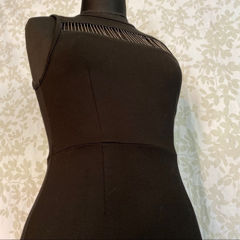 Sold French Connection LBD w/ Chain Fringe - Picture 2 of 8